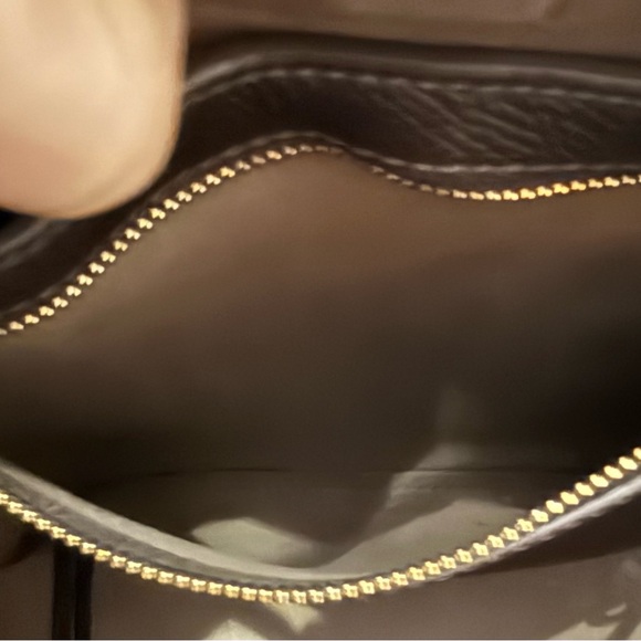 LIKE NEW! Tory Burch Romy Tote in Deep Brown - Picture 6 of 7